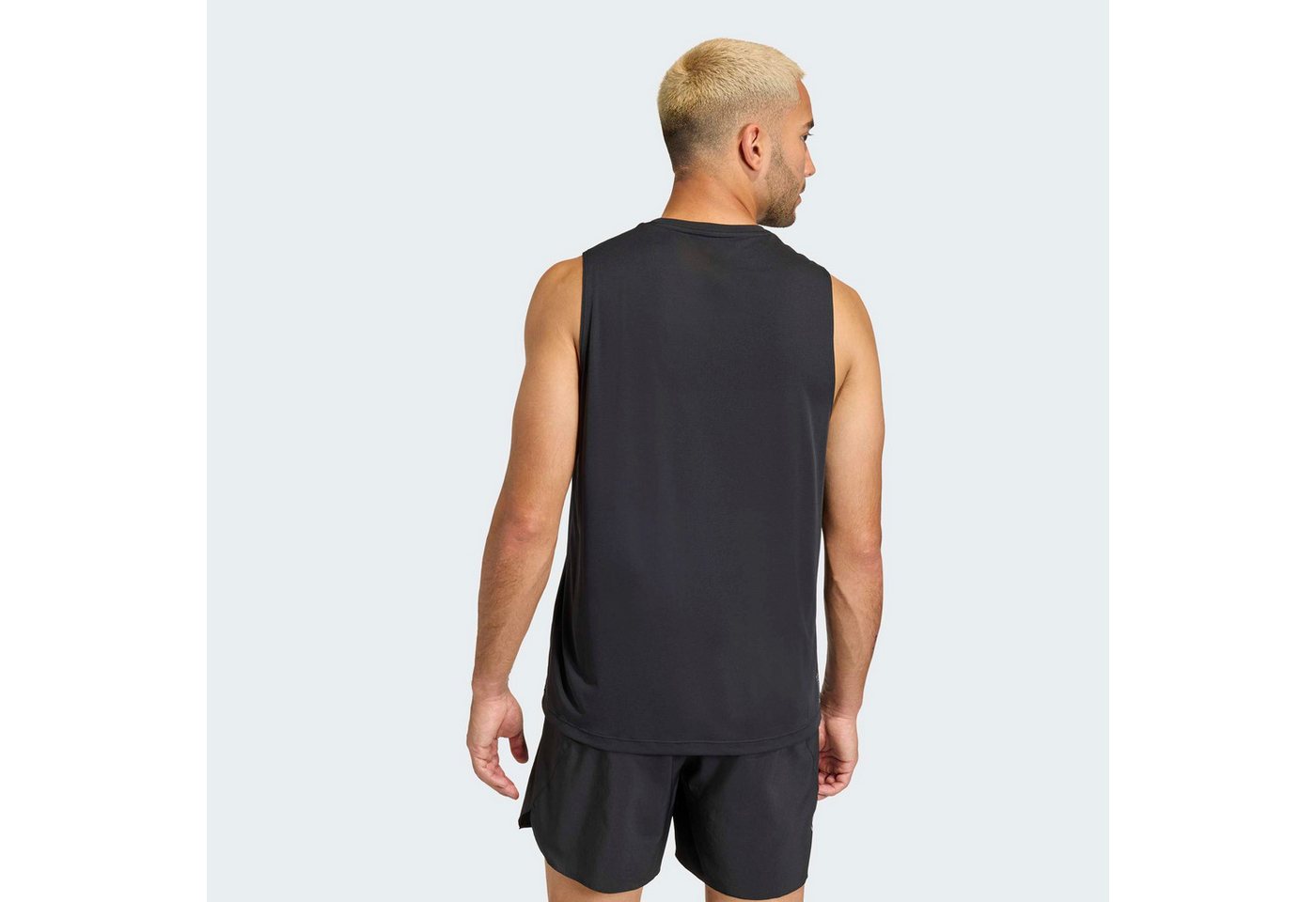 adidas Performance Lauftop RUN ESS TANK M sportlicher Stil, mit Rundhalsausschnitt, aus Polyester Bild 3