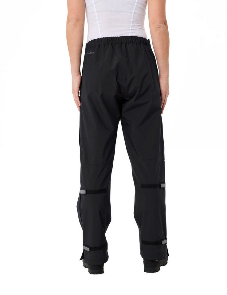 VAUDE Fahrradhose WOMEN'S FLUID FULL-ZIP PANTS wasserdicht, sportlicher Stil, für Radsport und Wandern