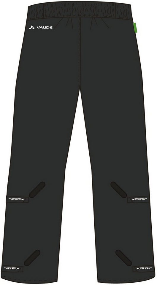 VAUDE Fahrradhose WOMEN'S FLUID FULL-ZIP PANTS wasserdicht, sportlicher Stil, für Radsport und Wandern Bild 3
