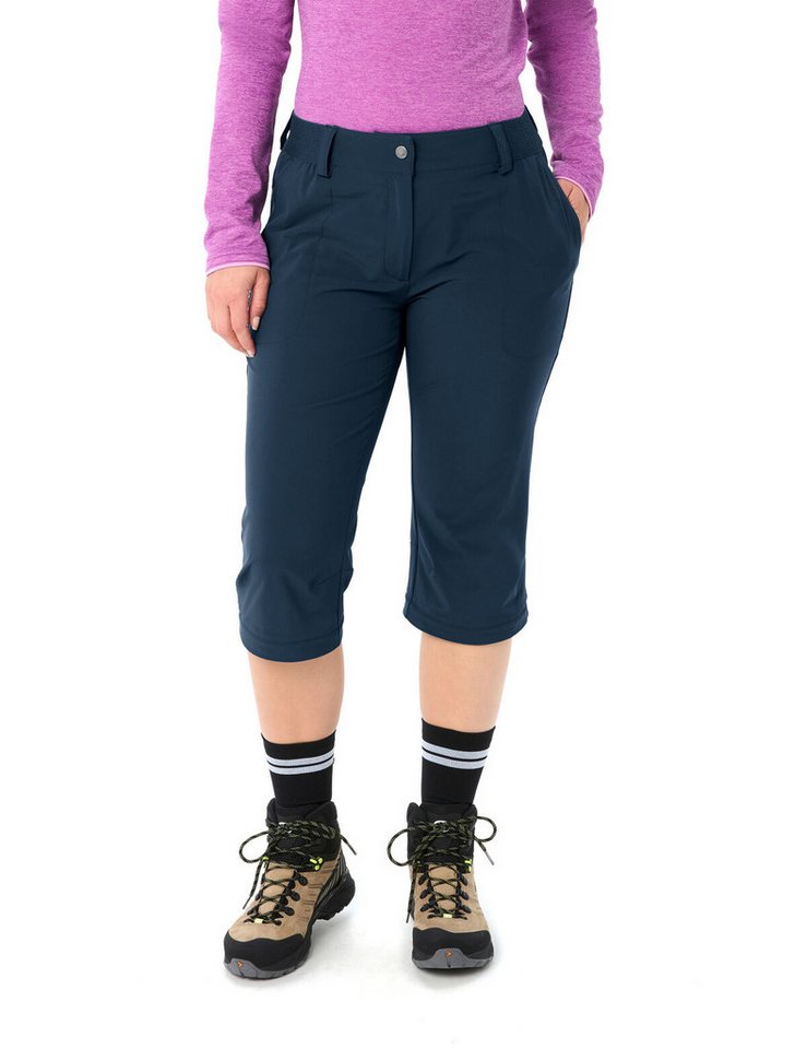 VAUDE Zip-off-Hose WOMEN'S FARLEY STRETCH ZO CAPRI PANTS bequeme Passform, für sportliche Aktivitäten und Outdoor