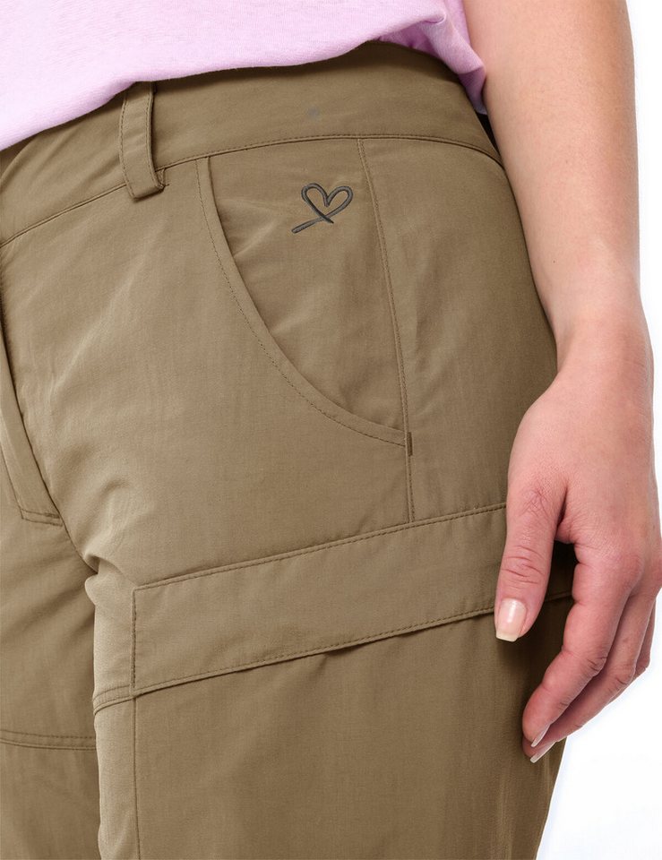 VAUDE Zip-off-Hose WOMEN'S NEYLAND CARGO ZO PANTS schnell trocknendes Material