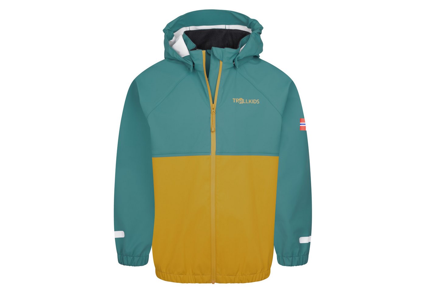 TROLLKIDS Regen- und Matschhose Kids Odda Rain Set XT (2-tlg) für Kinder und Jugendliche, 2-teiliges Set, aus Polyester gefertigt