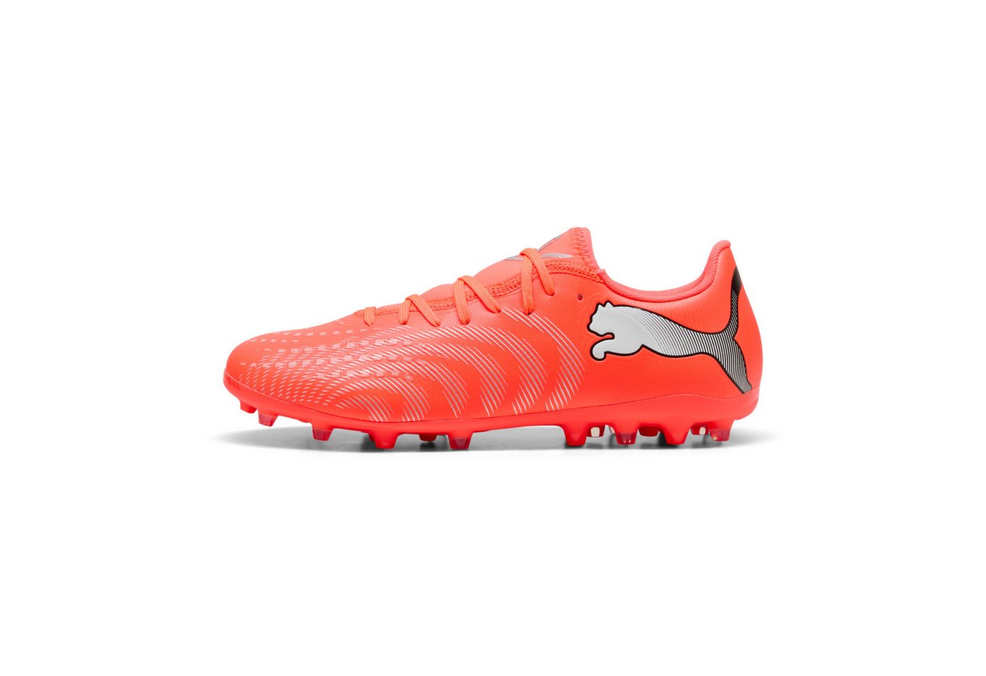 PUMA FUTURE 9 PLAY MG Fußballschuh für Kunstrasen und harte Naturböden, elastische Slip-on-Zunge Bild 4