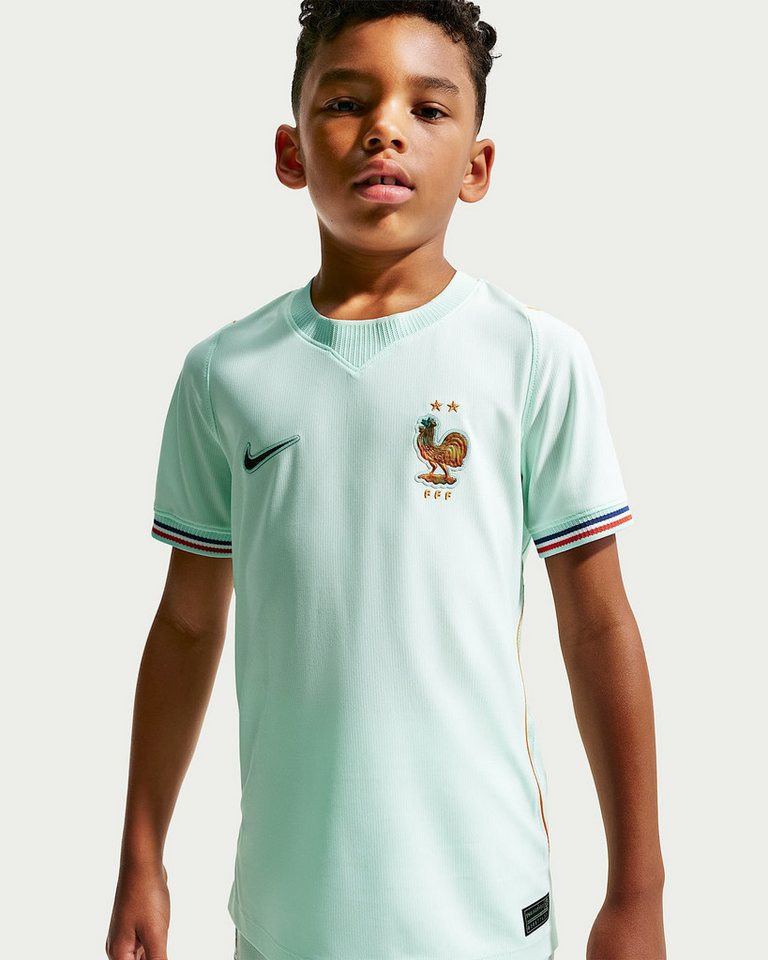 Nike Fußballtrikot Frankreich 2026 Auswärtsstadion Replika-Fußballtrikot Für Kinder und Jugendliche Bild 4
