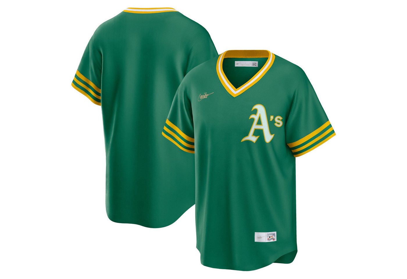 Nike Baseballtrikot Nike Trikot Oakland Athletics Nike Replica Cooperstown
