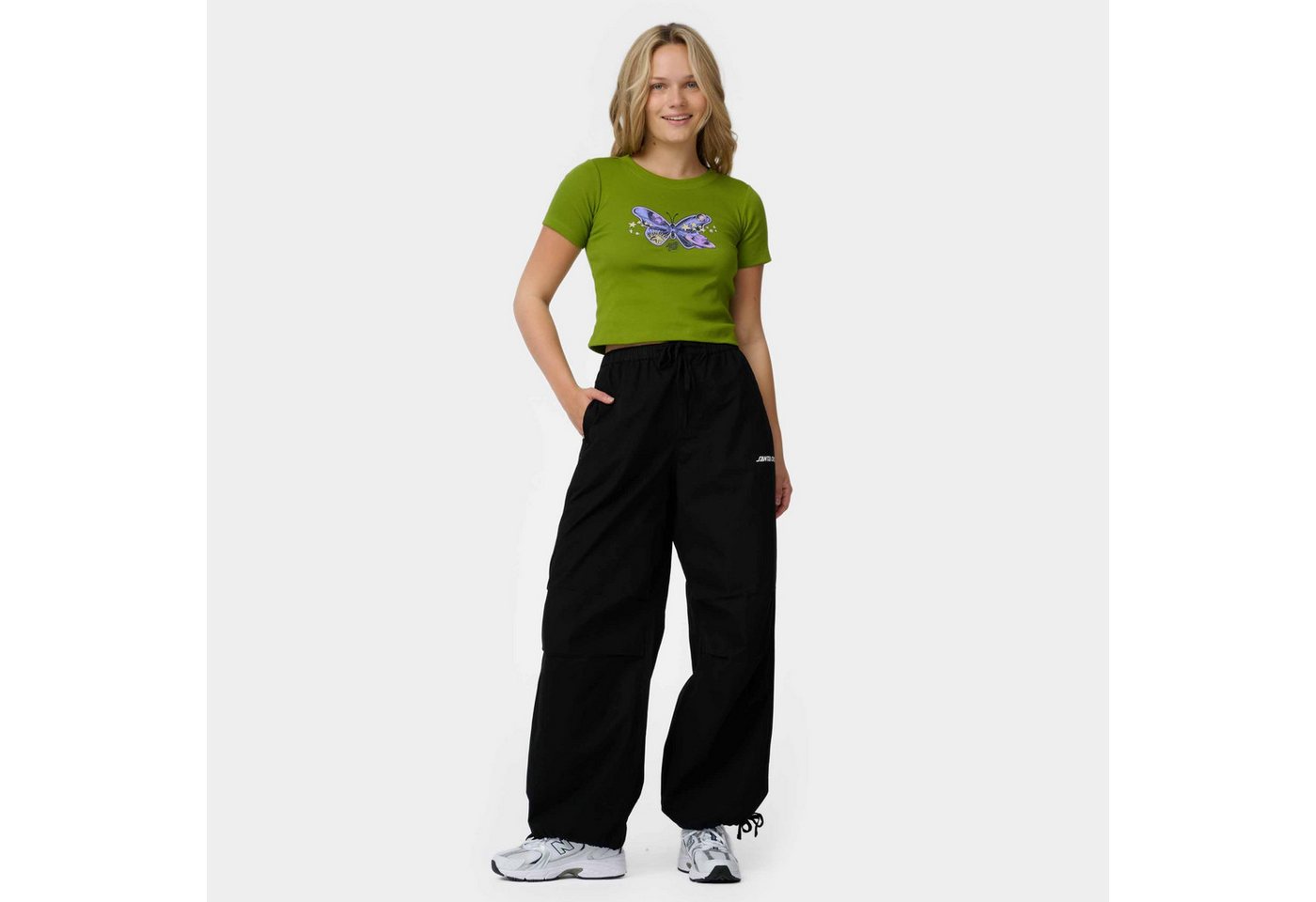Santa Cruz Funktionshose STRIP PARACHUTE PANT aus Baumwolle, sportlicher Stil, bequeme Passform Bild 5