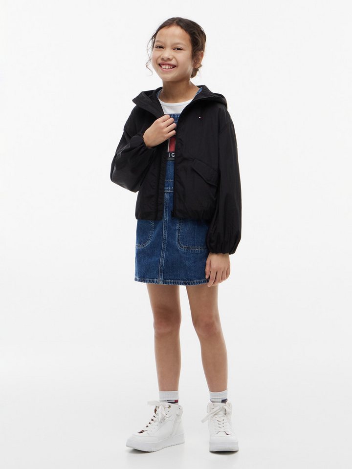 Tommy Hilfiger Outdoorjacke Regular Fit, Kinder bis 16 Jahre, großer Rückendruck Bild 3