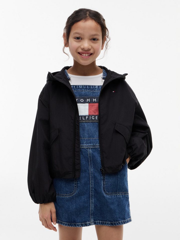 Tommy Hilfiger Outdoorjacke Regular Fit, Kinder bis 16 Jahre, großer Rückendruck Bild 5