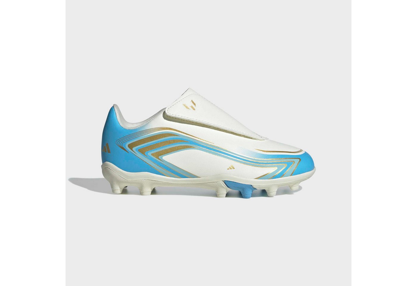 adidas Performance F50 MESSI CLUB KIDS, FESTE / GEMISCHTE BÖDEN, KLETTVERSCHLUSS Fußballschuh für viele verschiedene Böden geeignet, für Jugendliche & Kinder Bild 3