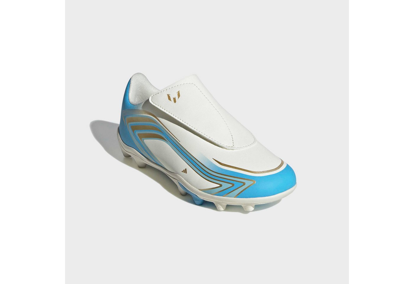 adidas Performance F50 MESSI CLUB KIDS, FESTE / GEMISCHTE BÖDEN, KLETTVERSCHLUSS Fußballschuh für viele verschiedene Böden geeignet, für Jugendliche & Kinder Bild 5