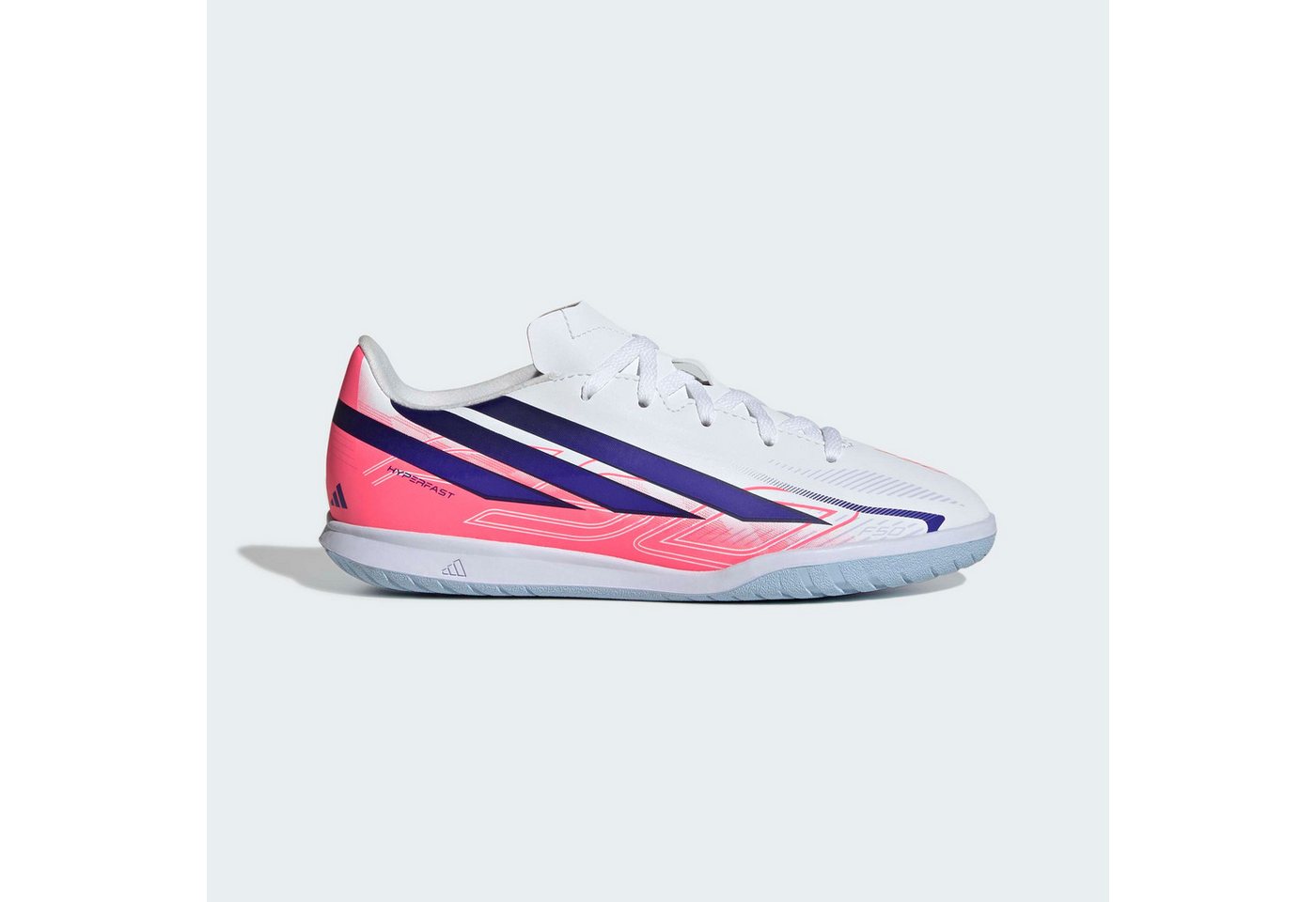 adidas Performance F50 HYPERFAST CLUB KIDS, HALLE Fußballschuh für Hallenboden, für Jugendliche & Kinder Bild 3