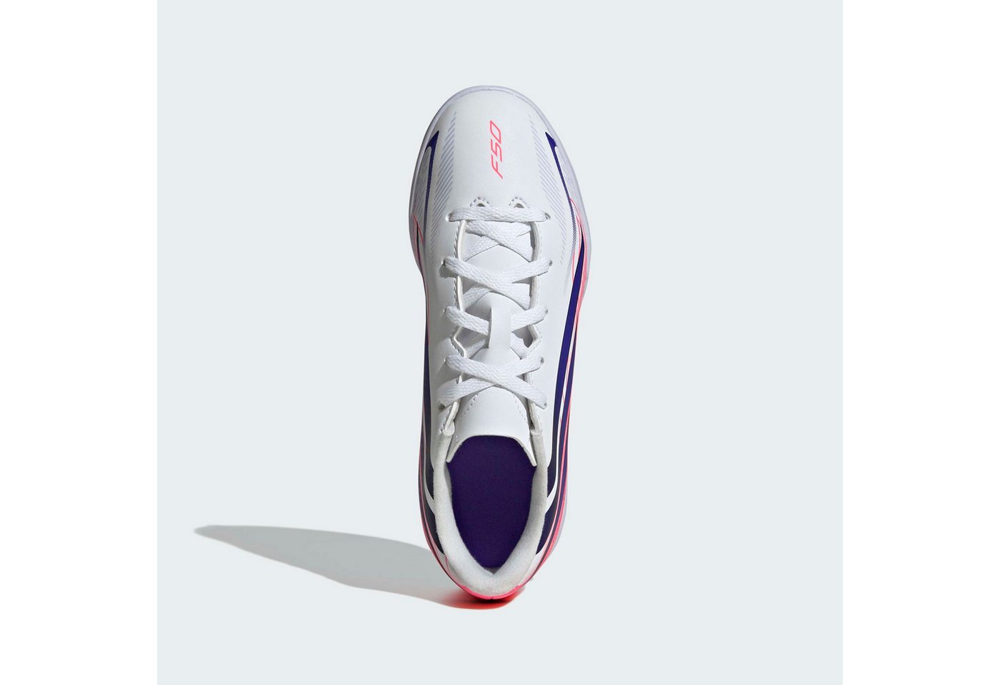 adidas Performance F50 HYPERFAST CLUB KIDS, HALLE Fußballschuh für Hallenboden, für Jugendliche & Kinder Bild 4
