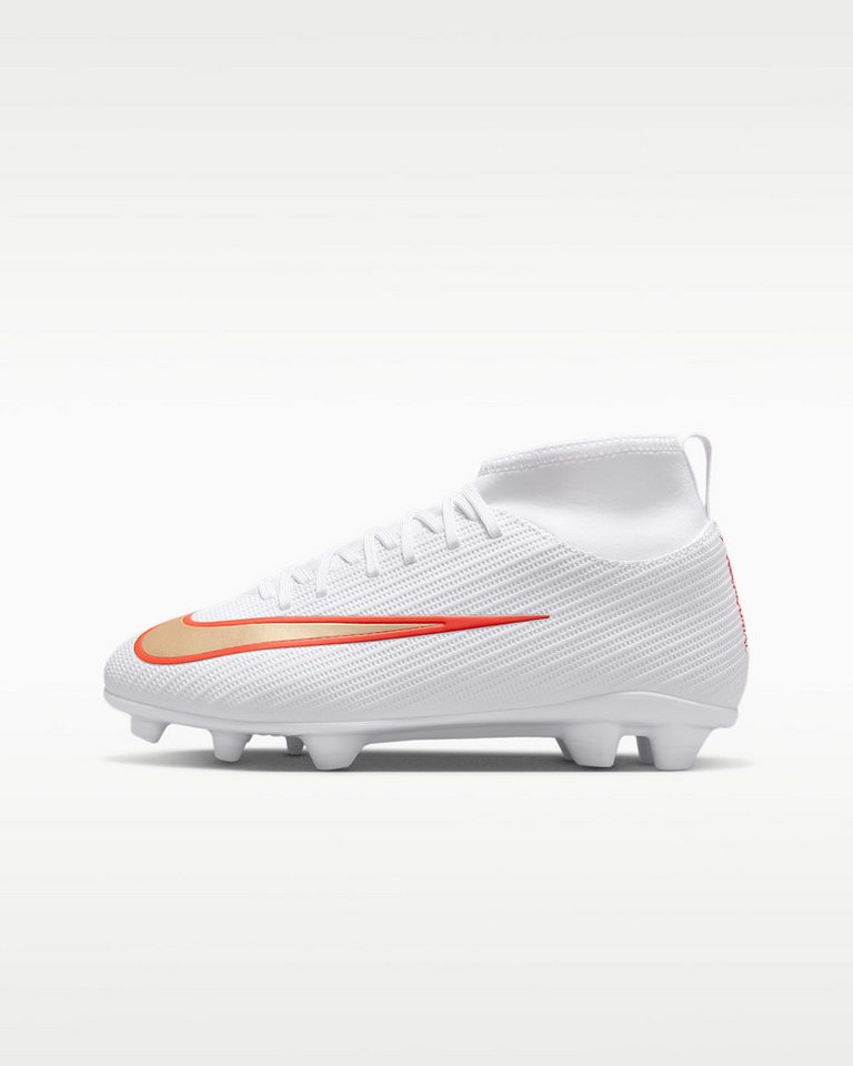 Nike Jr. Mercurial Superfly 11 Club Fußballschuh Außensohle für Rasen und Kunstrasen, speziell für feste Böden