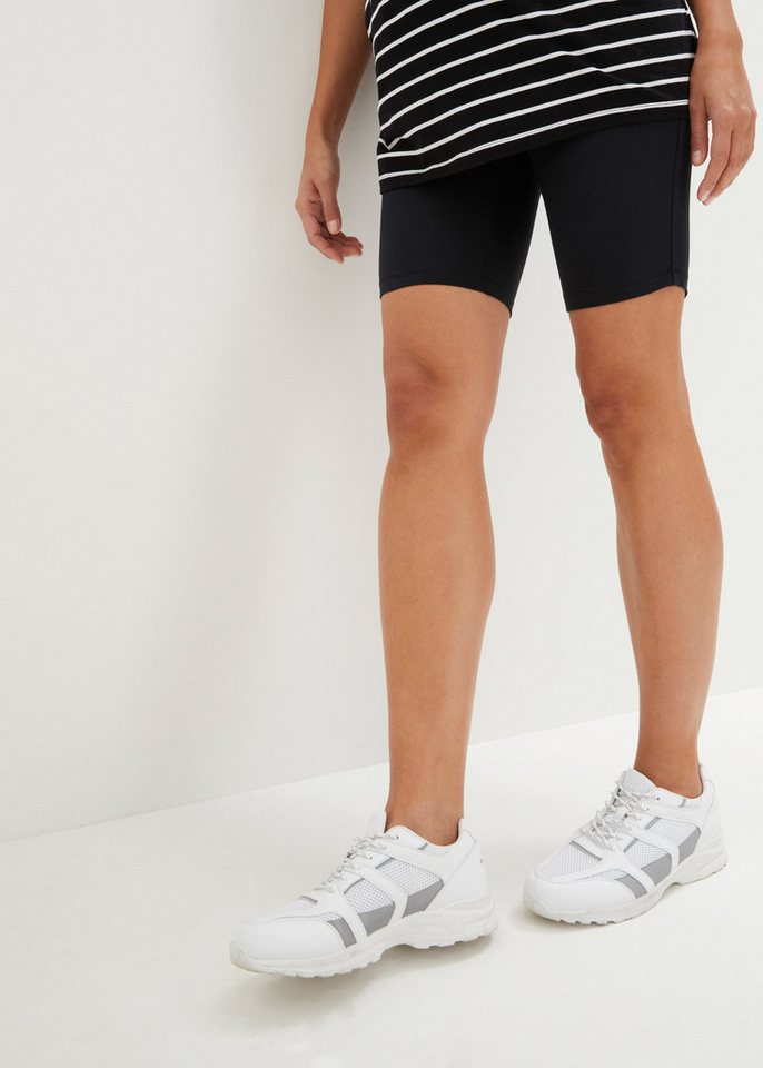 bonprix Radlerhose (Packung, 2-tlg., 2er) aus elastischem Material, mit Jerseybund, kurze Leggings Bild 3