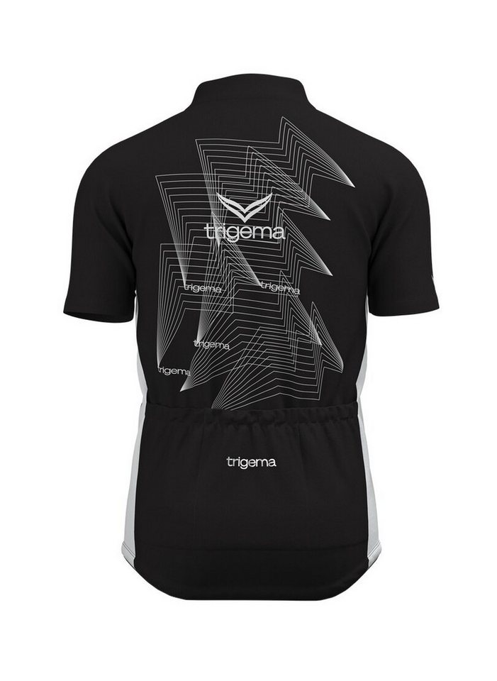 Trigema Radtrikot TRIGEMA Fahrradjacke mit abstraktem Design