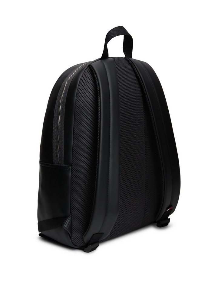 Tommy Jeans Rucksack TJM ELEVATED PU BACKPACK, Unisex Freizeitrucksack, Businessrucksack mit Logo-Aufnäher Bild 4