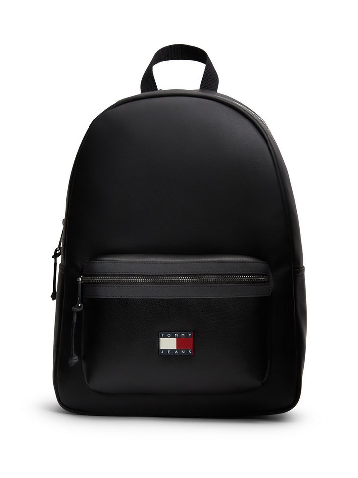 Tommy Jeans Rucksack TJM ELEVATED PU BACKPACK, Unisex Freizeitrucksack, Businessrucksack mit Logo-Aufnäher Bild 5