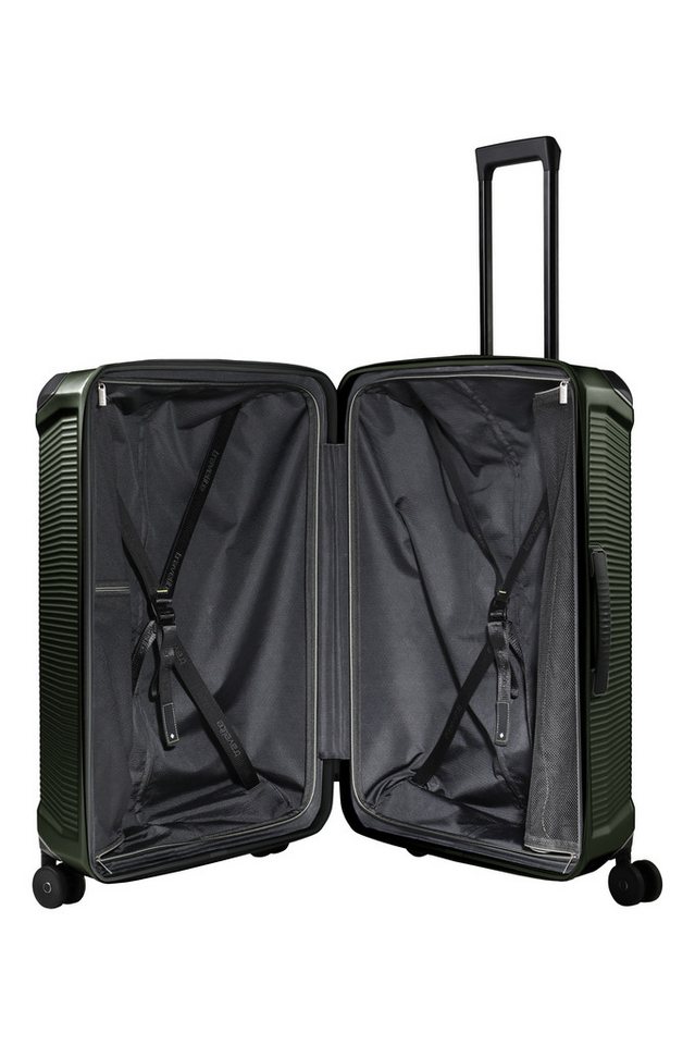 travelite Trolley MILLENNIUM Reisekoffer Hartschale, 4 Rollen, aus leichtem Polycarbonat mit stabiler Bauweise und Innenaufteilung