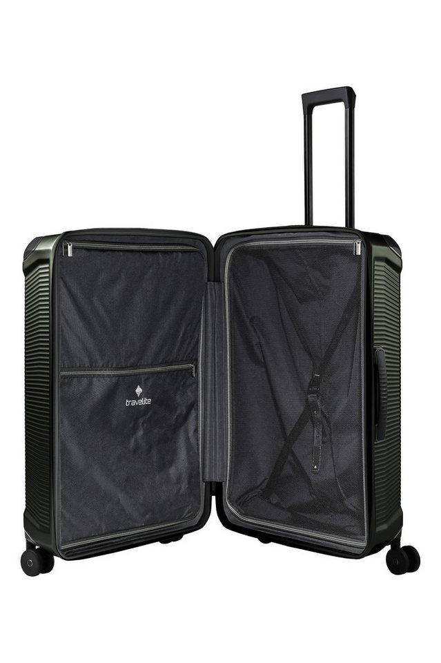 travelite Trolley MILLENNIUM Reisekoffer Hartschale, 4 Rollen, aus leichtem Polycarbonat mit stabiler Bauweise und Innenaufteilung Bild 4