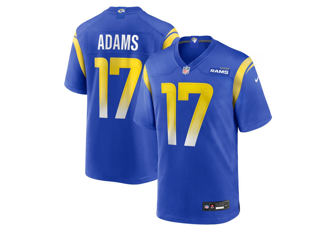 Nike Footballtrikot Nike Trikot Los Angeles Rams Nike Home Game Jersey Adams 17