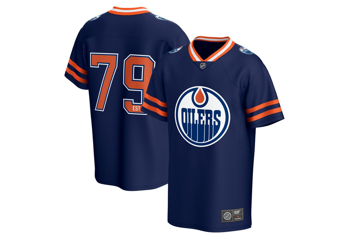 Fanatics Footballtrikot Fanatics Trikot Edmonton Oilers Core Foundation Jersey Bild 2