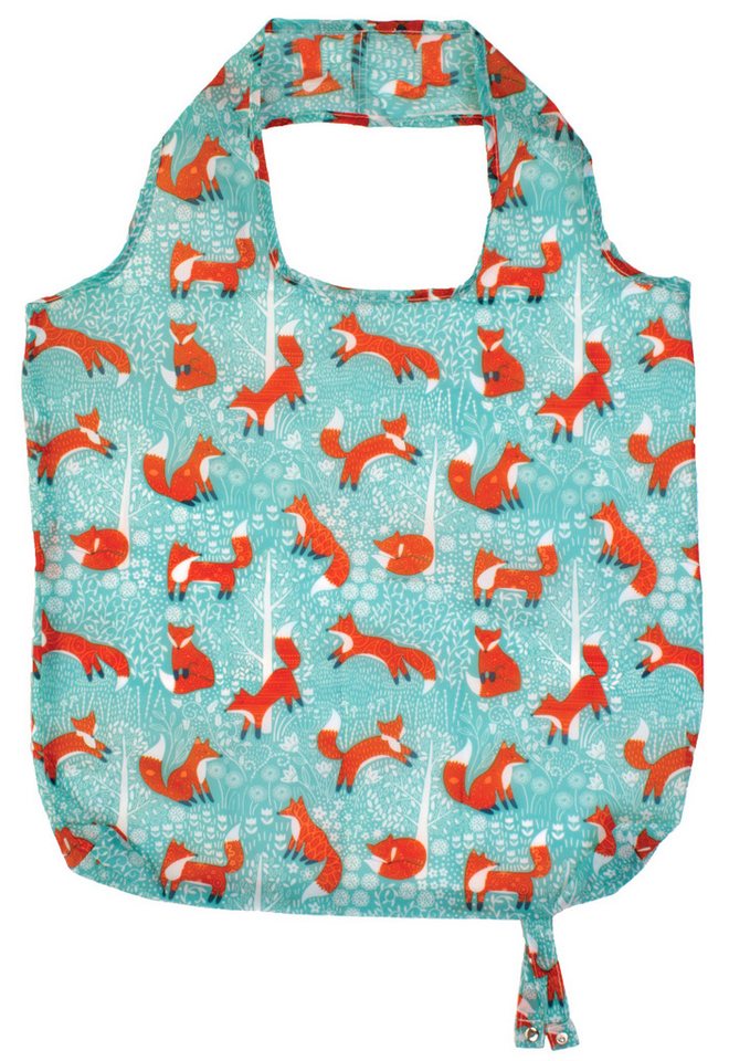 Ulster Weavers Einkaufsbeutel Foraging Fox, faltbare Einkaufstasche incl.Tragegriffe ca.46x61cm Roll-up-Tasche