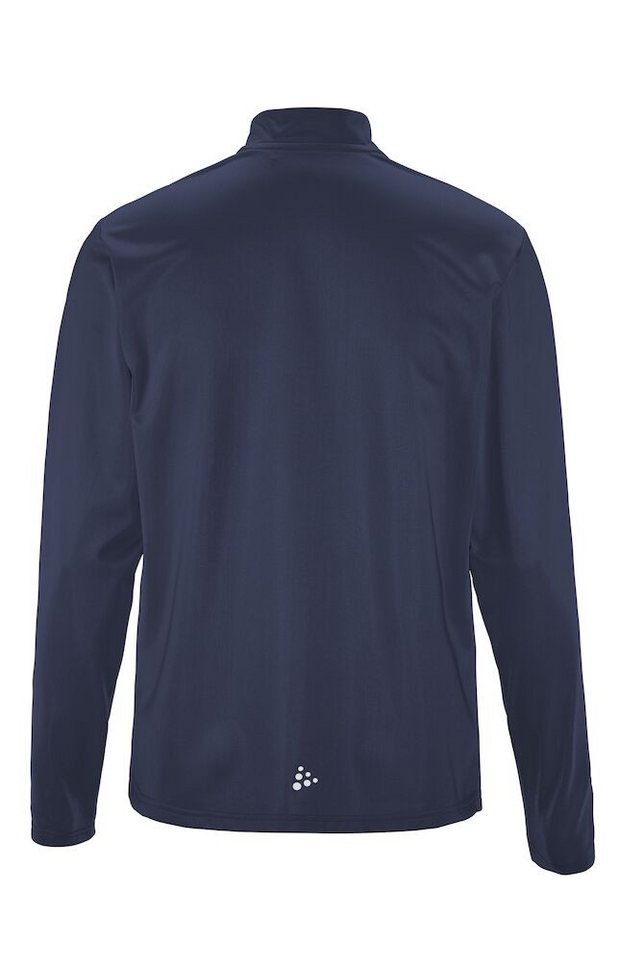 Craft Trainingsjacke Squad Go Full Zip (Seitentaschen mit Reißverschluss) navyblau Herren Bild 2
