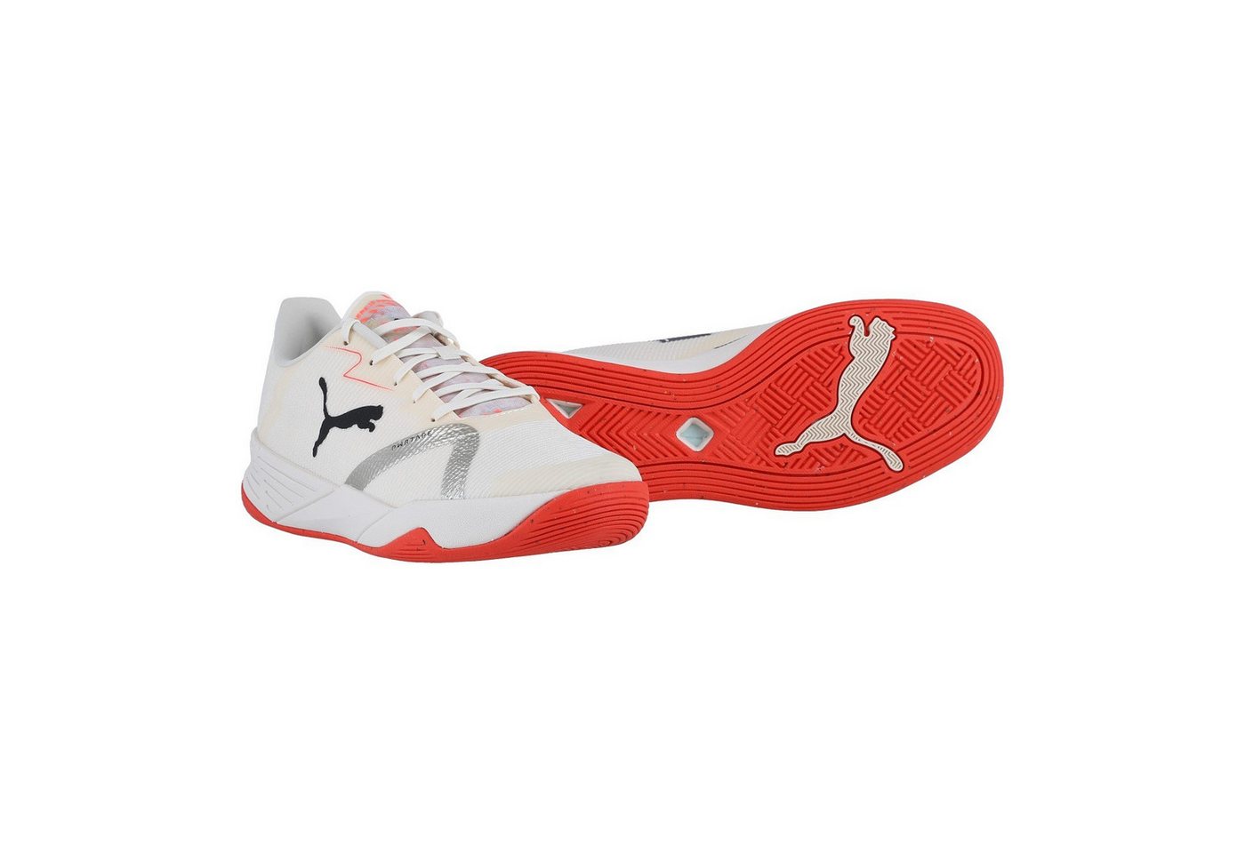 PUMA Hallen-Indoorschuhe Accelerate Turbo Nitro II RE beigeweiss Herren Badmintonschuh