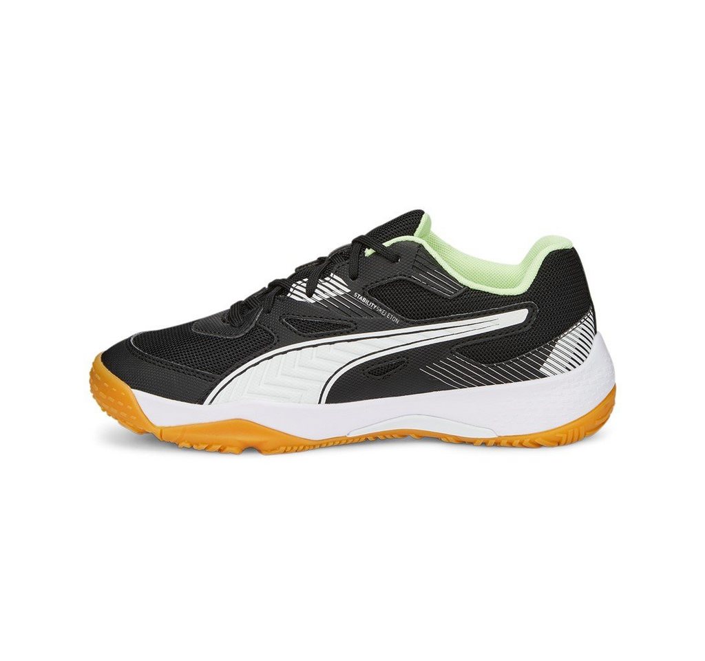 PUMA Hallen-Indoorschuhe Solarflash II schwarz Kinder Badmintonschuh Bild 2