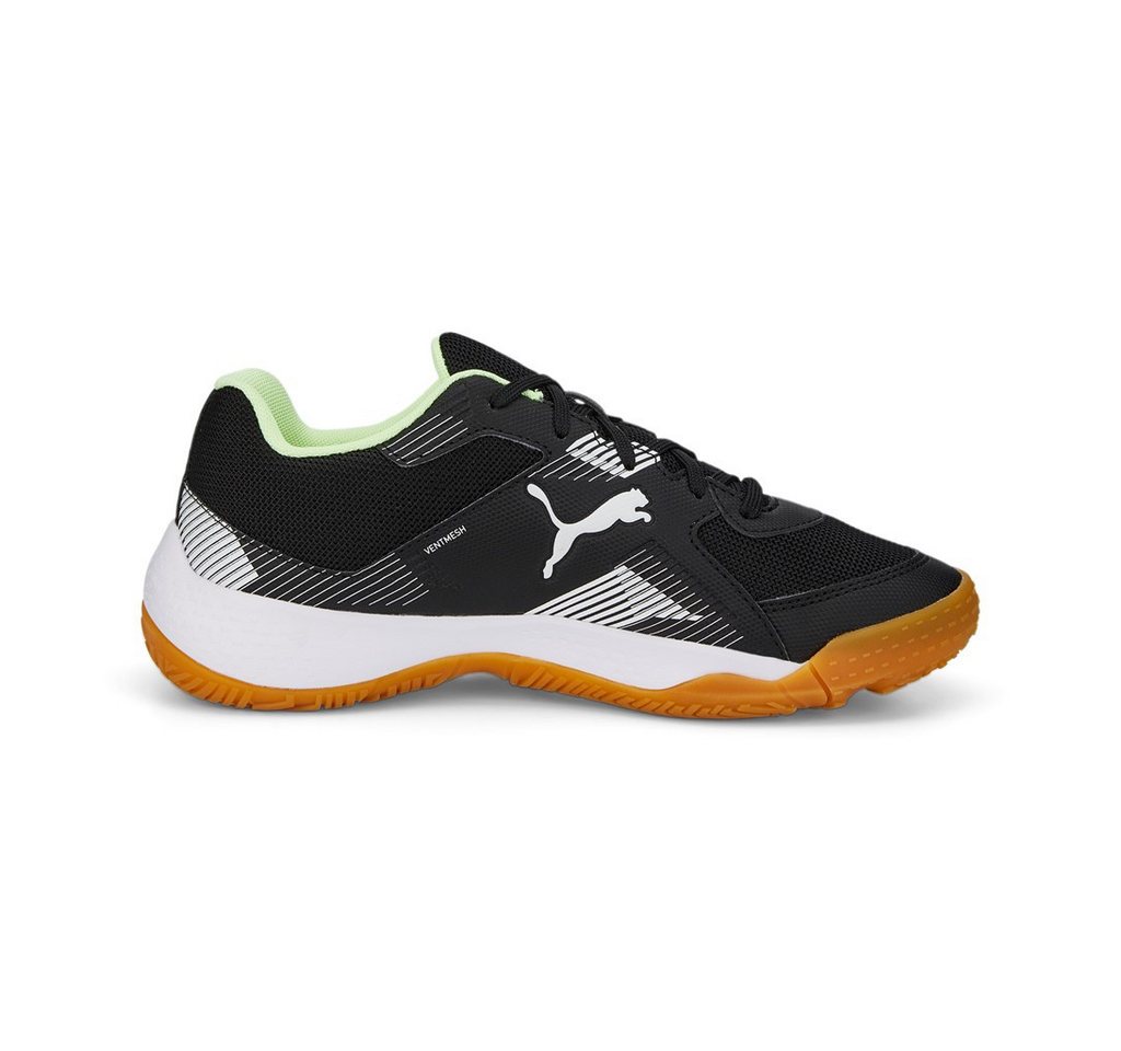 PUMA Hallen-Indoorschuhe Solarflash II schwarz Kinder Badmintonschuh Bild 4