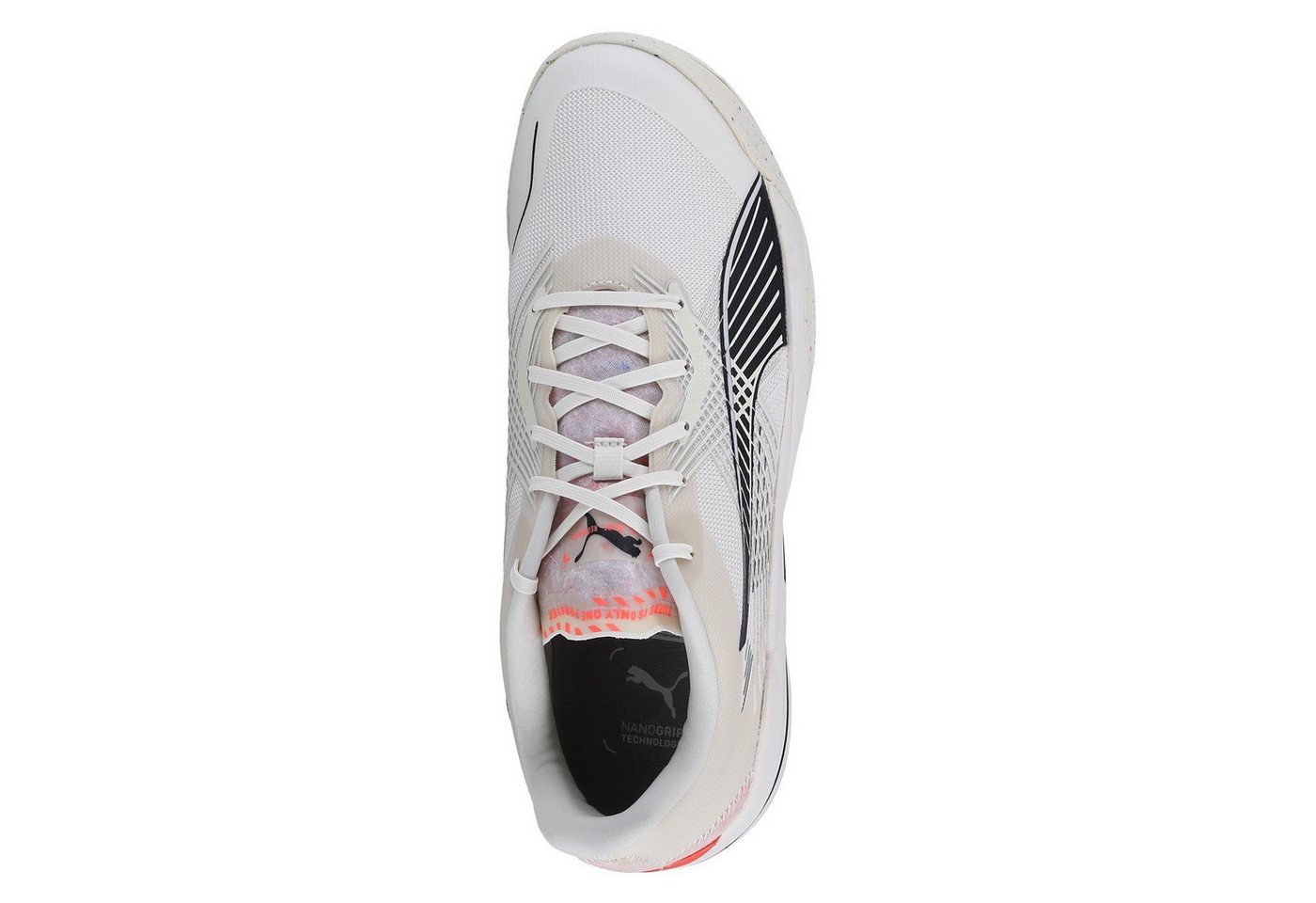 PUMA Hallen-Indoorschuhe Eliminate Power Nitro II RE beige Herren Badmintonschuh Bild 2