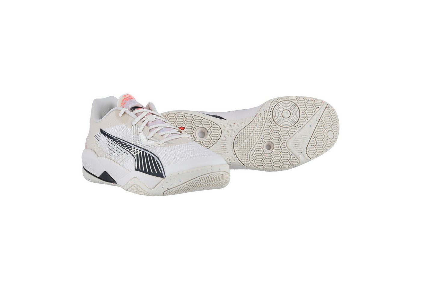 PUMA Hallen-Indoorschuhe Eliminate Power Nitro II RE beige Herren Badmintonschuh Bild 3