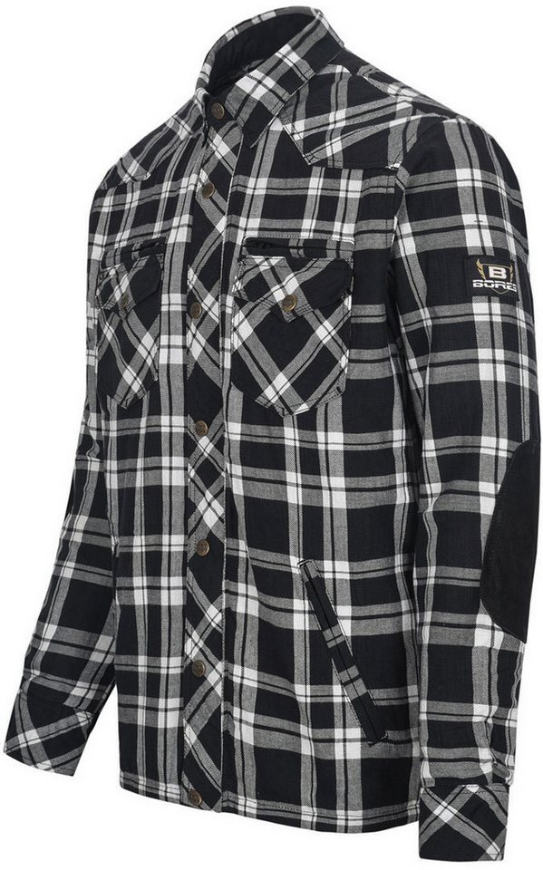 Bores Motorradjacke Lumberjack Premium Motorradhemd Wasserdicht Atmungsaktiv reißfest wasserdichte Bild 2