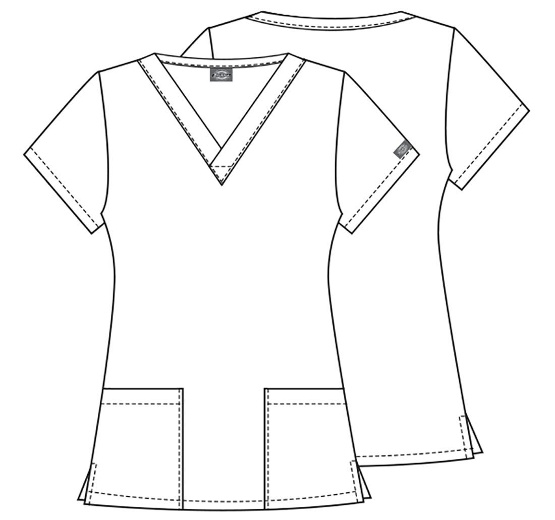 Dickies Funktionsbluse Damenkasack mit Printmotiv "Have a Laugh