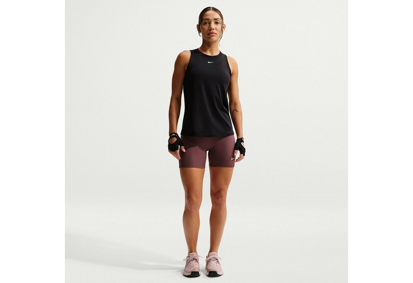Nike Trainingstop W NK ONE CLASSIC DF TANK BLACK/DARK GREY Bild 3