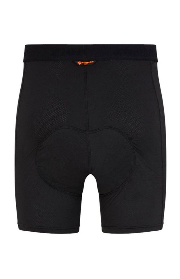 Ziener Fahrradhose Neik-Z X-Gel (elastischer Bund, X-GEL Pad) kurz schwarz Herren