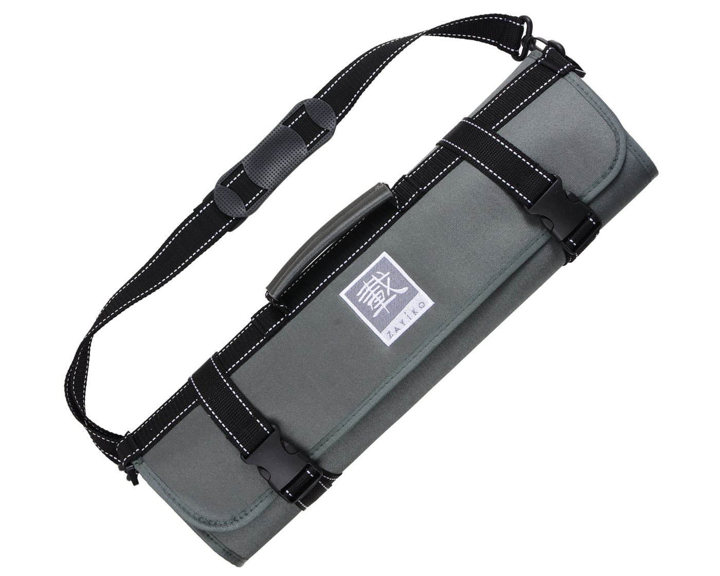 ZAYIKO Messertasche Zayiko Messertasche I grau I für bis zu 12 Messer und eine Schere
