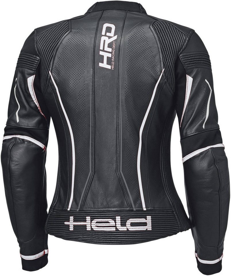 Held Biker Fashion Motorradjacke Debbie 3 Damen Motorrad Lederjacke Verbindungsreißverschluss,Ellenbogenprotektoren enthalten,Schulte Bild 2
