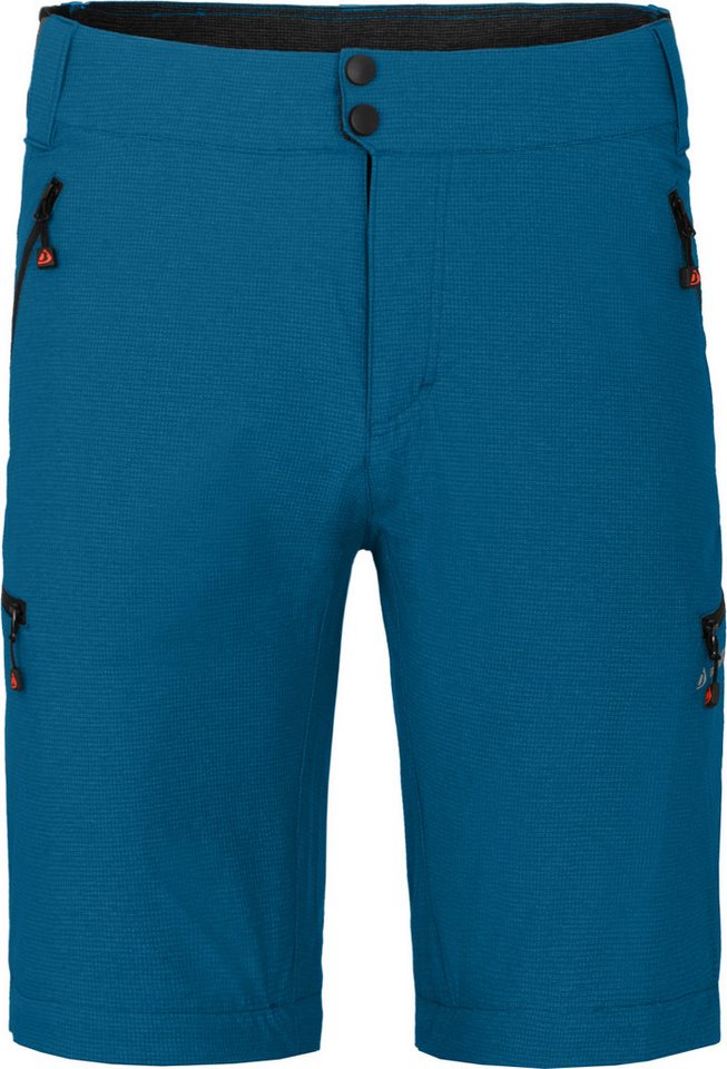 Bergson Outdoorhose PATTI Zipp-OFF Herren Outdoorhose & Radhose, robust, elastisch, Normalgrößen, Saphir