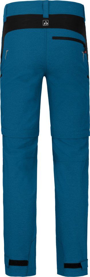 Bergson Outdoorhose PATTI Zipp-OFF Herren Outdoorhose & Radhose, robust, elastisch, Normalgrößen, Saphir Bild 4
