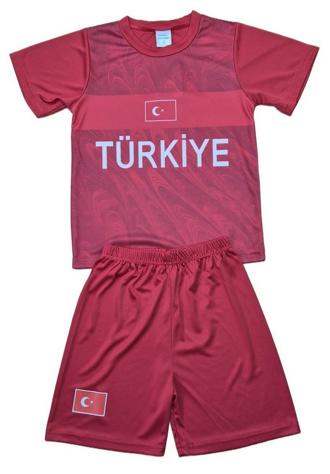 Fashion Boy Fußballtrikot Fußball Fan Set Türkei Trikot + Shorts, JStur (Set) Bild 3