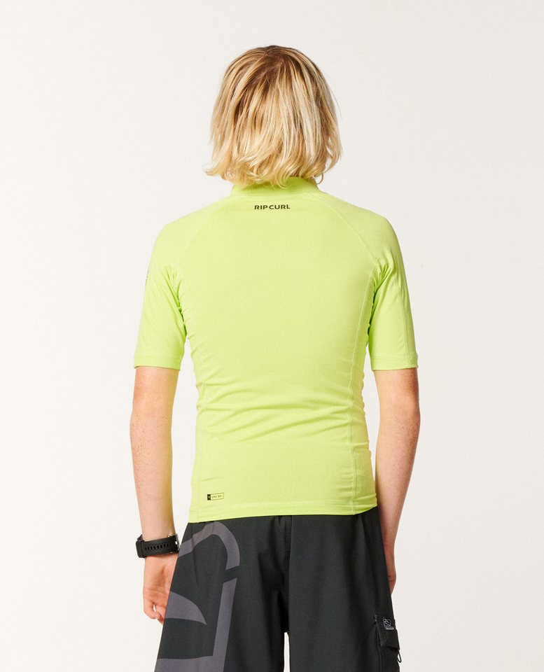 Rip Curl Rash Guard Waves UPF Short Sleeve Rash Giard