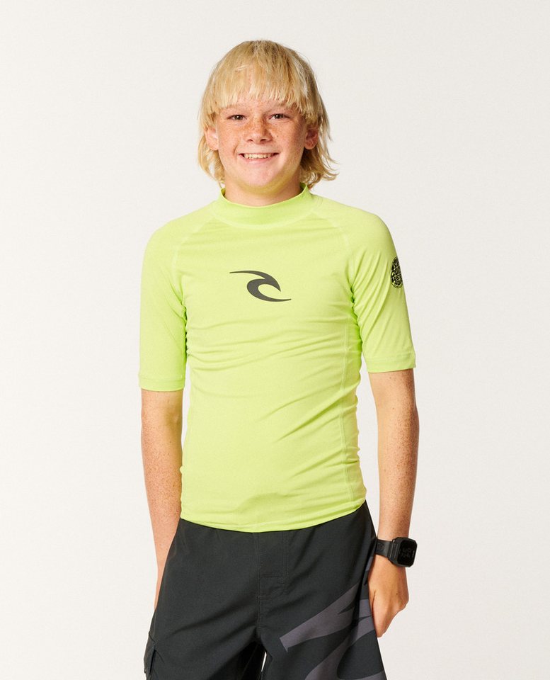 Rip Curl Rash Guard Waves UPF Short Sleeve Rash Giard Bild 2