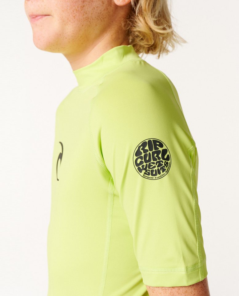 Rip Curl Rash Guard Waves UPF Short Sleeve Rash Giard Bild 4