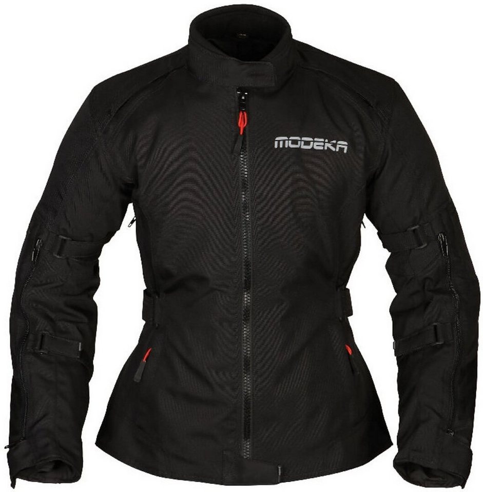 Modeka Motorradjacke Luana Damen Motorrad Textiljacke herausnehmbares Innenfutter,herausnehmbare Membrane,wasserdicht