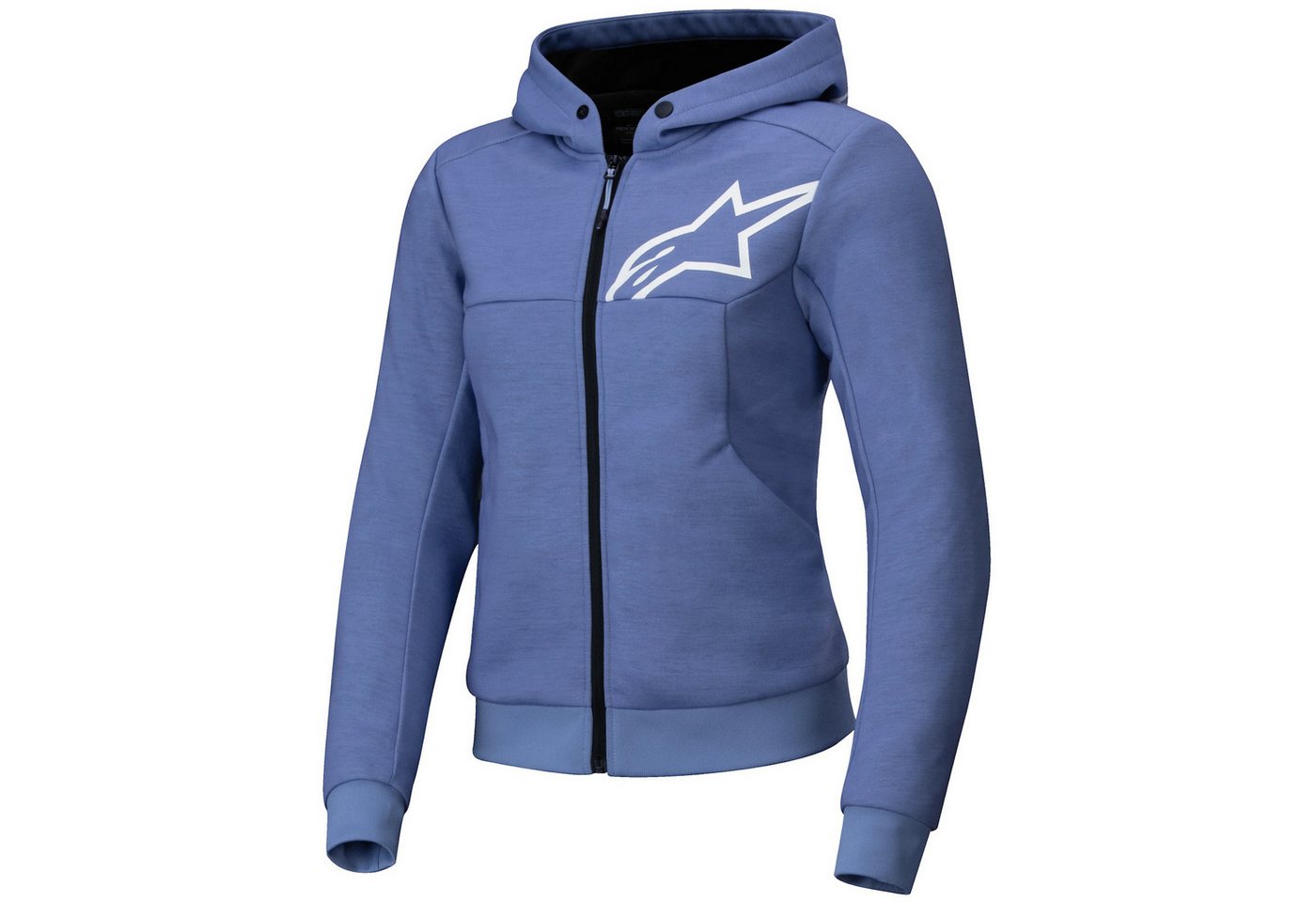 Alpinestars Motorradjacke Alpinestars Stella Chrome V2 Sport Hoodie Blau/Violett/Weiss Damen motorradjacke für damen Bild 2