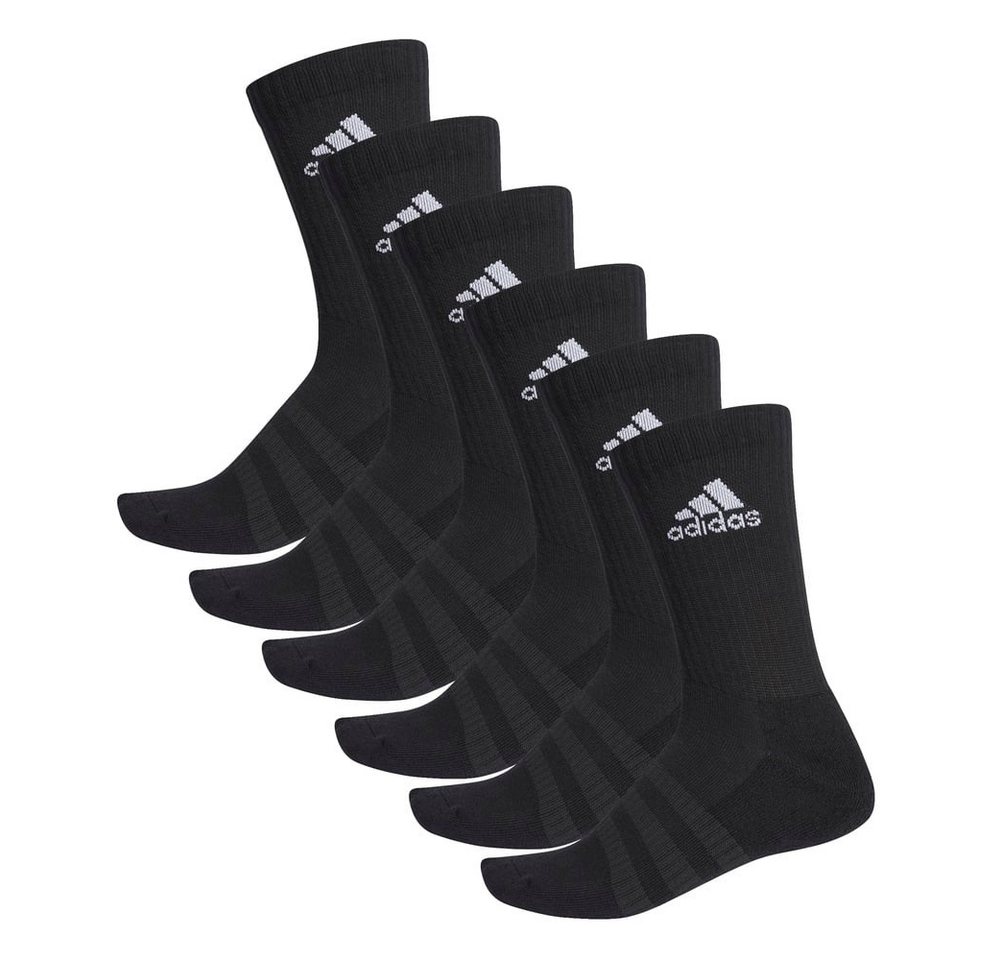 adidas Performance Sportsocken Crew Cushion schwarz - 6 Paar