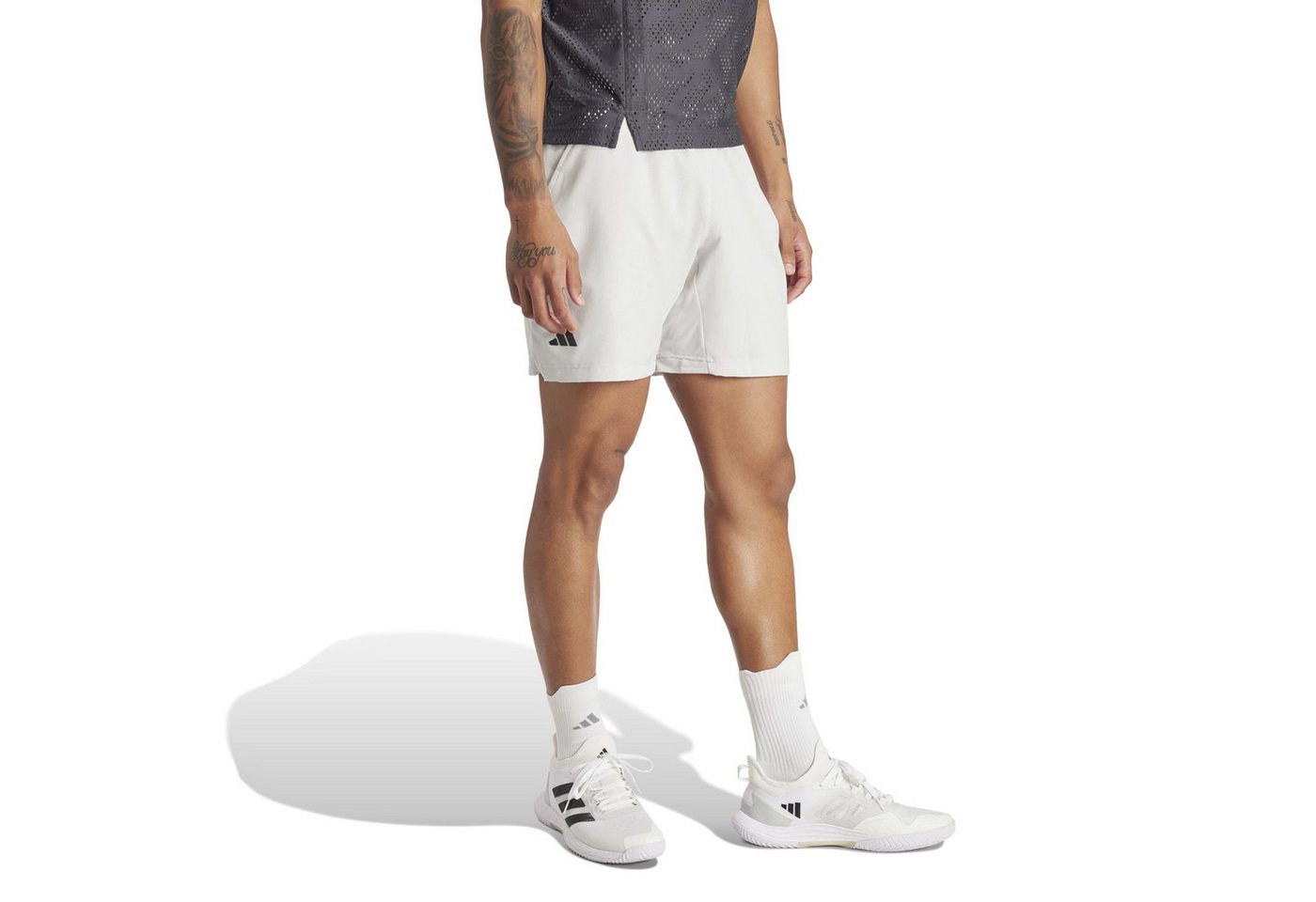 adidas Performance Sporthose Tennishose Melbourne Heat Ready 2in1 (Short+Tight) 2024 carbongrau Bild 2