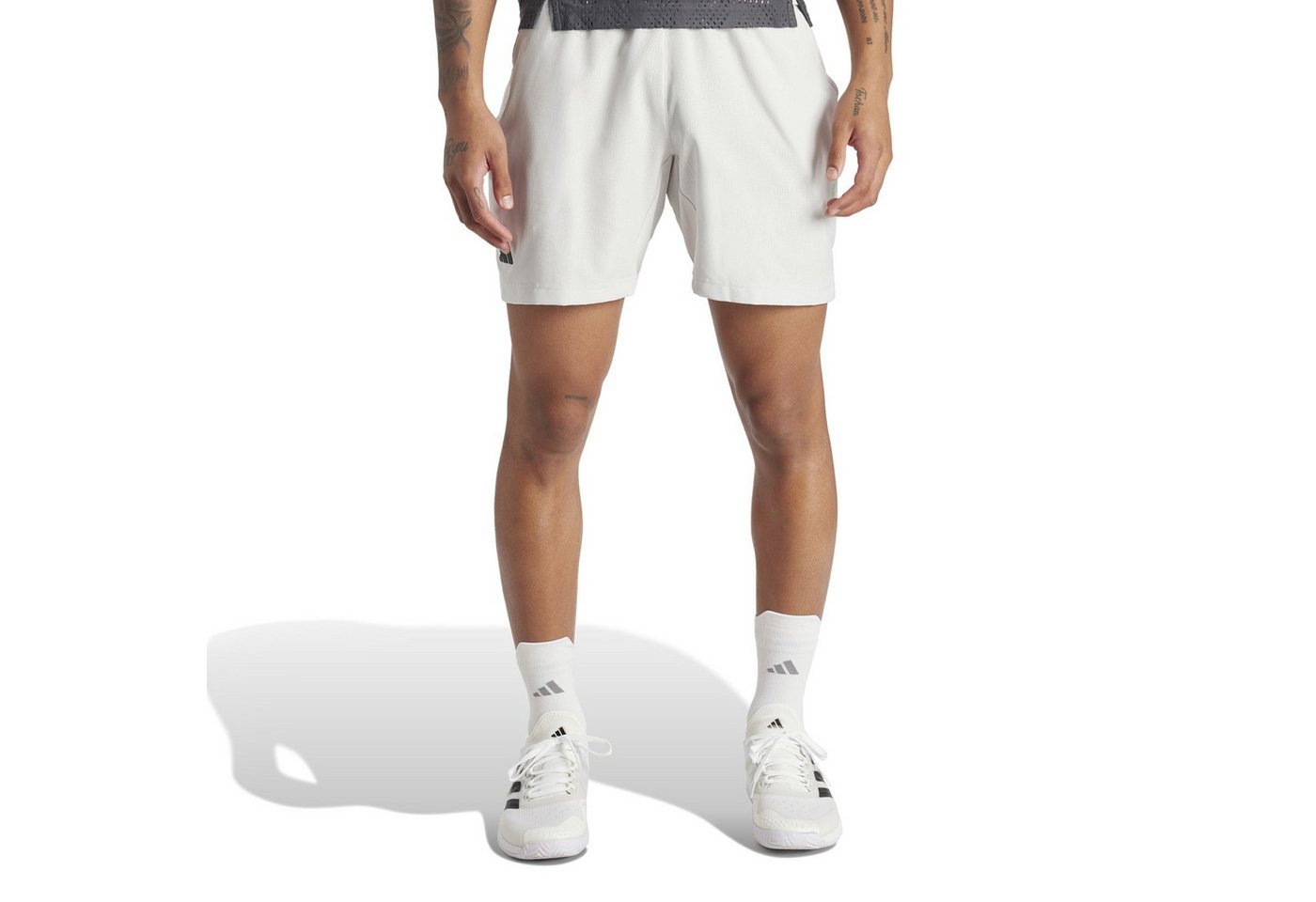 adidas Performance Sporthose Tennishose Melbourne Heat Ready 2in1 (Short+Tight) 2024 carbongrau Bild 4