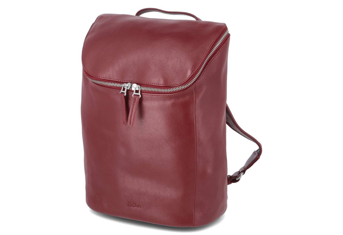 Beliana Cityrucksack Beliana BEL5473-07 Rucksäcke Glattleder red